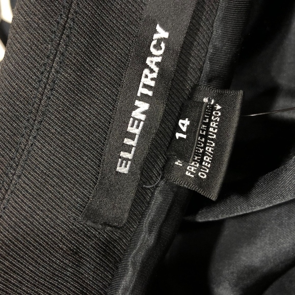 **ELLEN TRACY* Plus Charcoal Blazer Suit Jacket NWT Size 14 - Picture 6 of 7